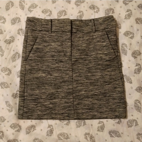 LOFT 0P Marled Stretch Knit Mini Skirt - Picture 3 of 5